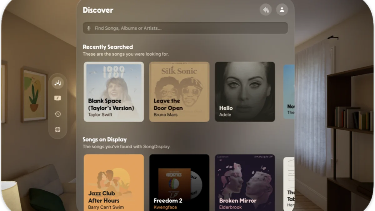 NowPlaying for Apple Vision Pro brings Music Discovery to the era of spatial computing.