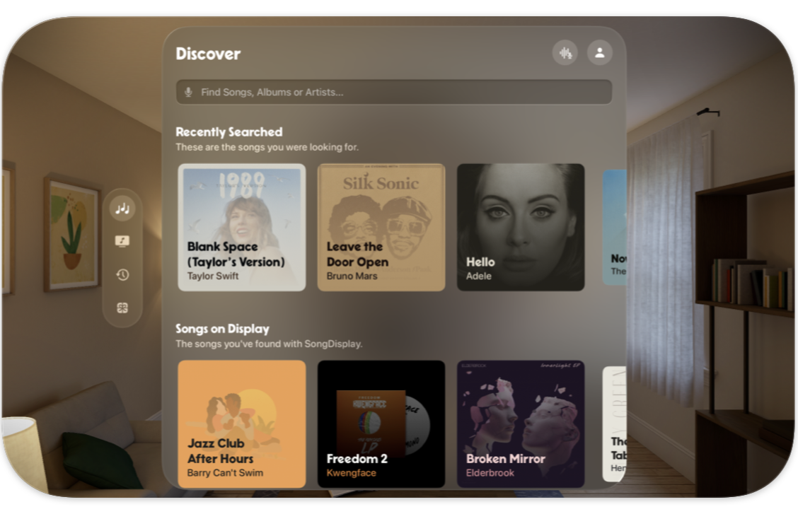NowPlaying for Apple Vision Pro brings Music Discovery to the era of spatial computing.